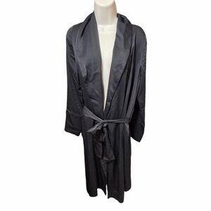 NWT NEGATIVE Supreme Classic Robe Black Women’s Size XS 6454